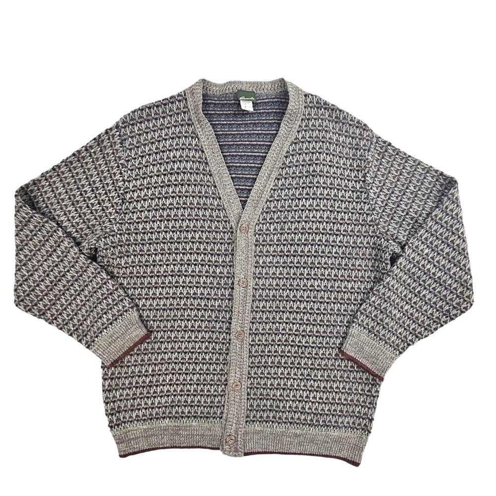 VINTAGE Penmans Sweater Mens XL Brown Cardigan Long Sleeve V-Neck Retro GRANDPA